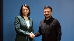 Светлана Тихановская встретилась с Владимиром Зеленским